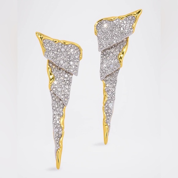 Alexis Bittar Solanales Crystal Cascade Post Earrings - Picture 5 of 6